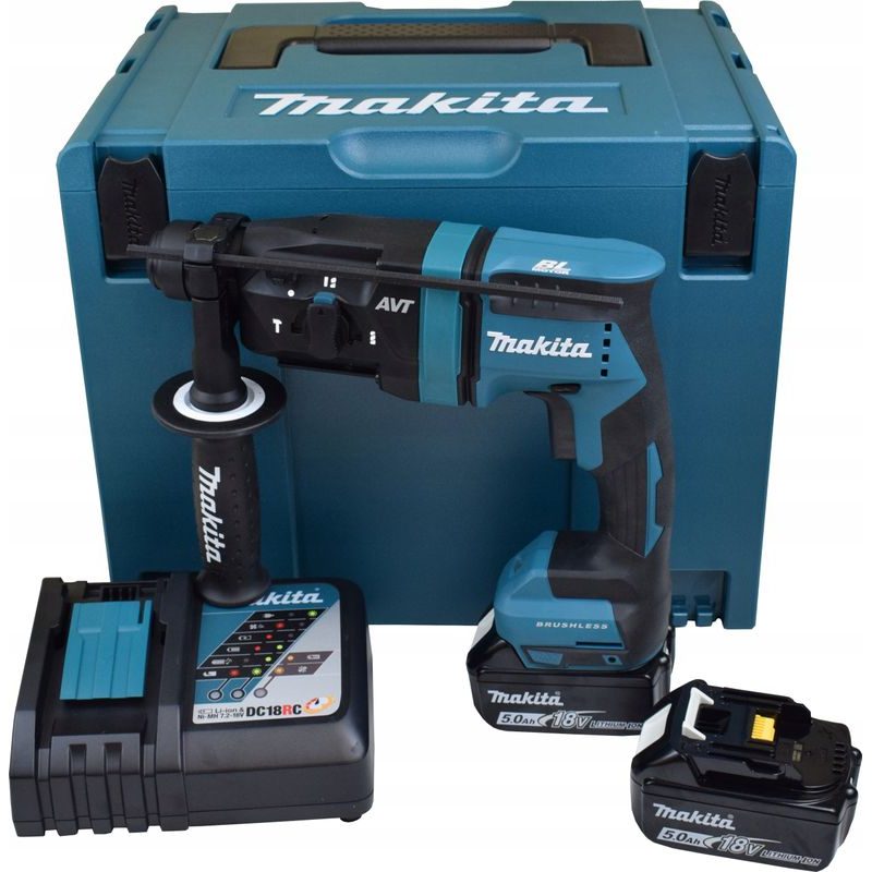 MAKITA DHR182RTJ - AKU KOMBINOVANÉ KLADIVO LI-ION LXT 18V/5,0AH, MAKPAC - AKU VRTACÍ, SEKACÍ A KOMBINOVANÁ KLADIVA - AKU NÁŘADÍ
