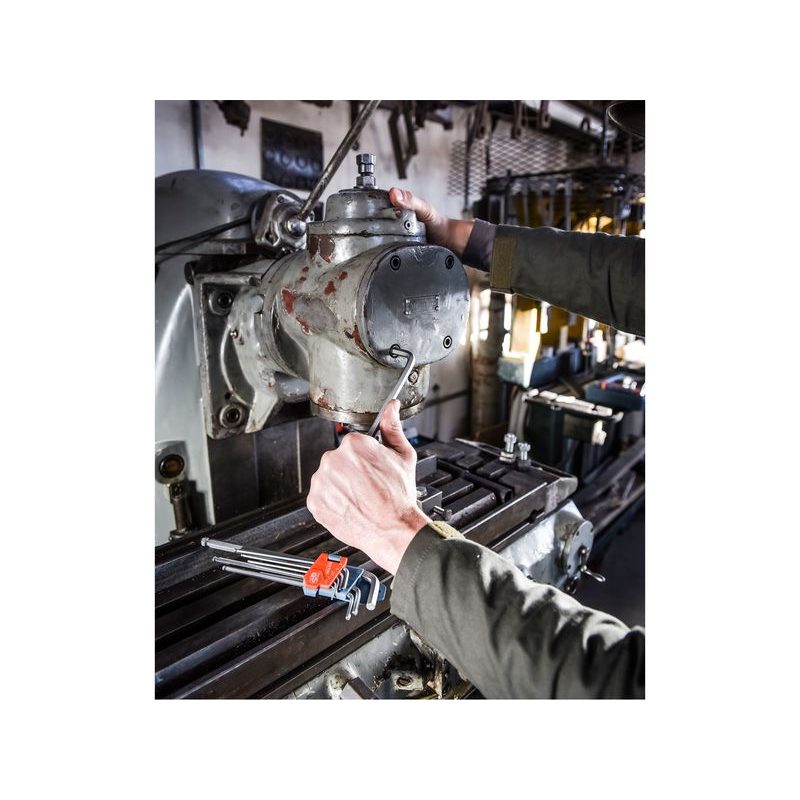 EXTOL PREMIUM L-KLÍČE IMBUS PRODLOUŽENÉ, SADA 9KS, S KULIČKOU, 1,5-10MM, 8819312 - L - KLÍČE - RUČNÍ NÁŘADÍ