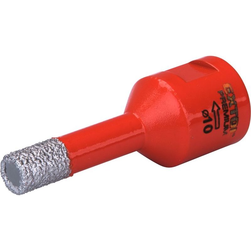 EXTOL PREMIUM KORUNKA VYKRUŽOVACÍ DIAMANTOVÁ, O 10MM, ZÁVIT M14, 8801861 - KORUNKY DIAMANTOVÉ ZÁVIT M14, NA SKLO A KERAMIKU - PŘÍSLUŠENSTVÍ