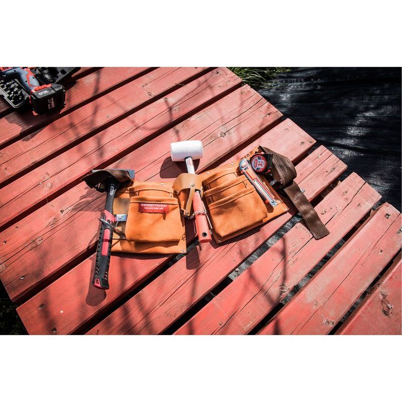 EXTOL PREMIUM PÁS NA NÁŘADÍ KOŽENÝ, 9 KAPES, 420 - PÁSY NA NÁŘADÍ - PŘÍSLUŠENSTVÍ