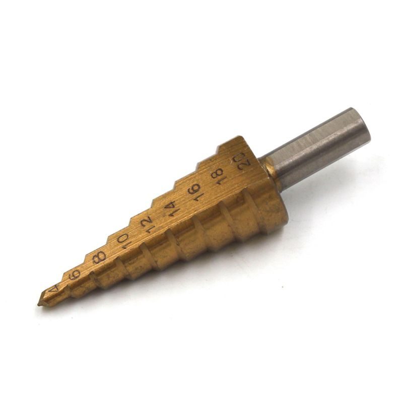 VRTÁK DO KOVU STUPŇOVITÝ HSS, ∅4-12MM, TIN, HRC 60-63 | 07-01-4412 KUBIS - STUPŇOVITÉ VRTÁKY - PŘÍSLUŠENSTVÍ