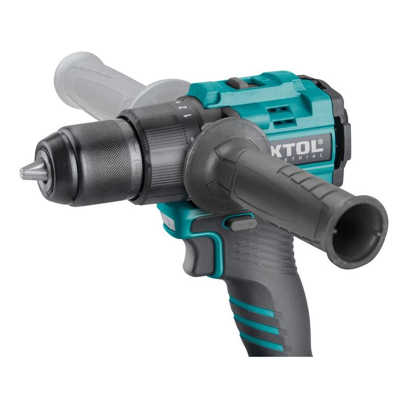 EXTOL INDUSTRIAL VRTACÍ ŠROUBOVÁK AKU S PŘÍKLEPEM SHARE20V, 70NM, BRUSHLESS, 2AH (2×), 8791804 - AKU ŠROUBOVÁK 18V - 20V - AKU NÁŘADÍ