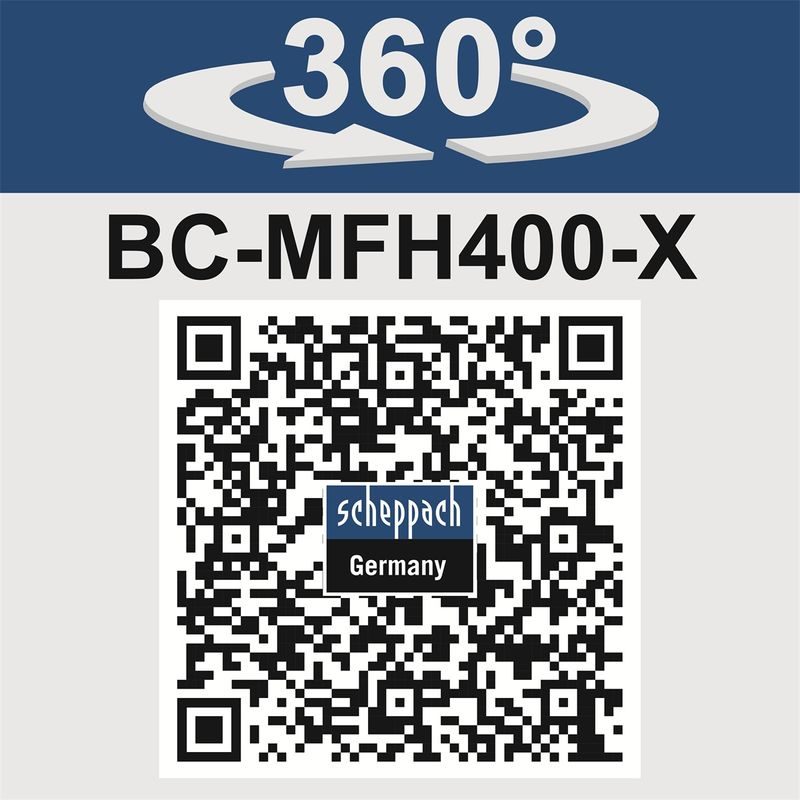 SCHEPPACH BC-MFH400-X SET S4.5 AKU 20 V IXES MULTIFUNKČNÍ STROJ 4V1 + 2X 2AH BATERIE + NABÍJEČKA 2,4 A - MULTI-STROJE - ZAHRADA