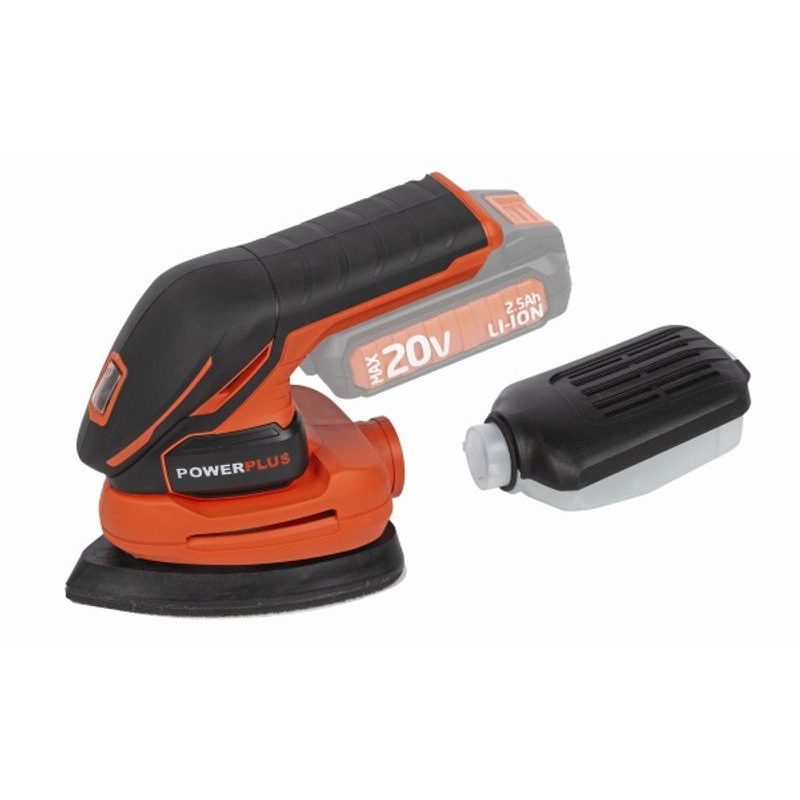 POWERPLUS POWDP5020 AKU VIBRAČNÍ DELTA BRUSKA 20V (BEZ AKU) - AKU BRUSKY - AKU NÁŘADÍ