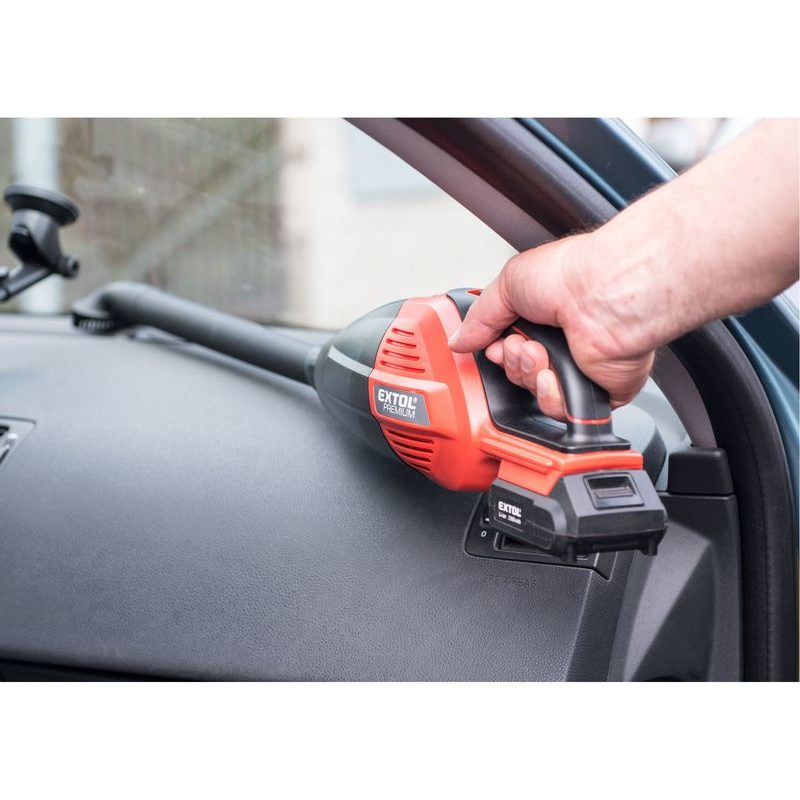 EXTOL PREMIUM VYSAVAČ AKU SHARE20V, 20V LI-ION, 2AH, 8891872 - AKU VYSAVAČE, FUKARY - AKU NÁŘADÍ