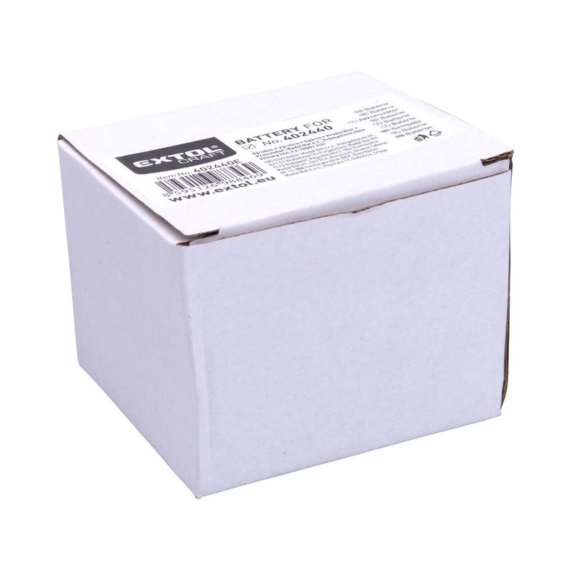 EXTOL CRAFT BATERIE AKUMULÁTOROVÁ, 20V LI-ION, 1500MAH, 402440E - AKUMULÁTORY, BATERIE - NÁHRADNÍ DÍLY