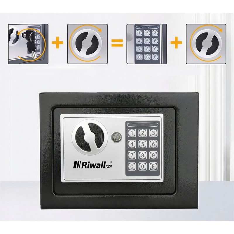 RIWALL HOME SEP BEZPEČNOSTNÍ TREZOR S DIGITÁLNÍM ZÁMKEM - DOPLŇKY A VYCHYTÁVKY - DŮM A DOMÁCNOST, ELEKTRO..