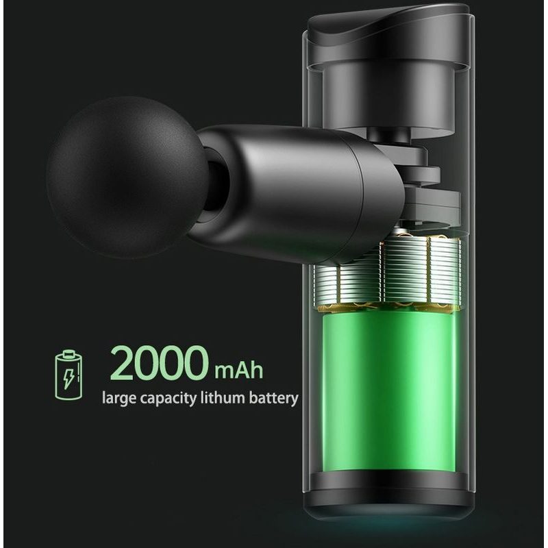 GLOX GLOX609G MASÁŽNÍ PISTOLE MINI, HLINÍKOVÁ - DOPLŇKY A VYCHYTÁVKY - DŮM A DOMÁCNOST, ELEKTRO..