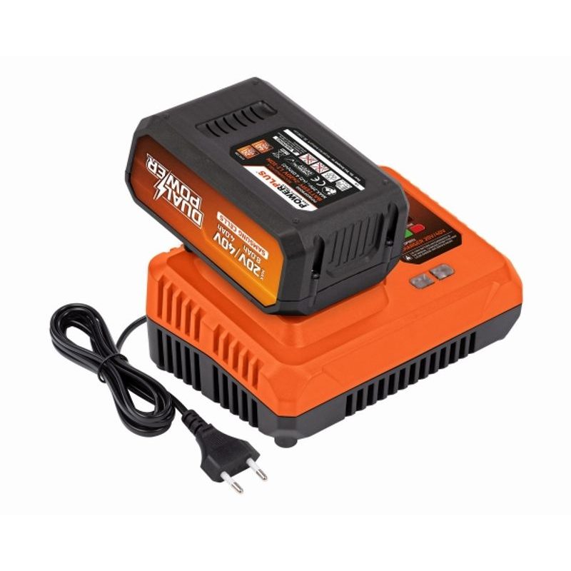 POWERPLUS POWDP9051 NABÍJEČKA 20V/40V - 4,0AH - NÁŘADÍ POWERPLUS - DUAL POWER - ELEKTRICKÉ NÁŘADÍ