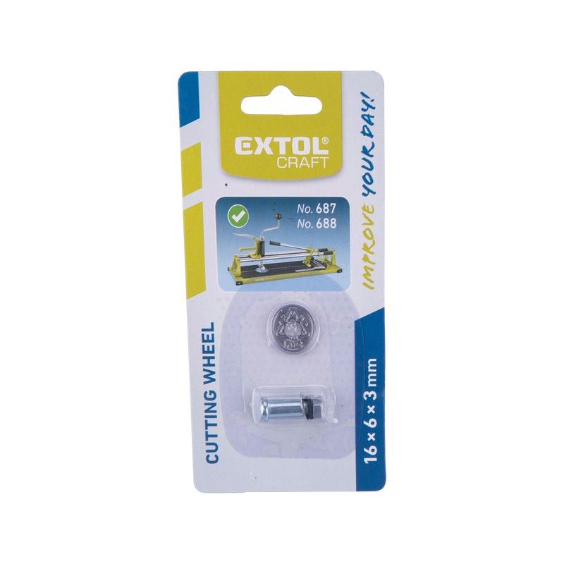 EXTOL CRAFT ŘEZACÍ KOLEČKO, 16X6X3MM, 103160 - PŘÍSLUŠENSTVÍ K ŘEZAČKÁM - STAVEBNÍ TECHNIKA