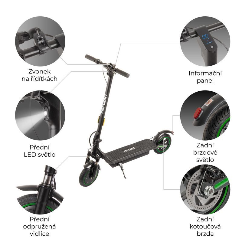 ELEKTROKOLOBĚŽKA PROCRAFT DS350S | DS350S PROCRAFT - ELEKTROKOLOBĚŽKY - DŮM A DOMÁCNOST, ELEKTRO..