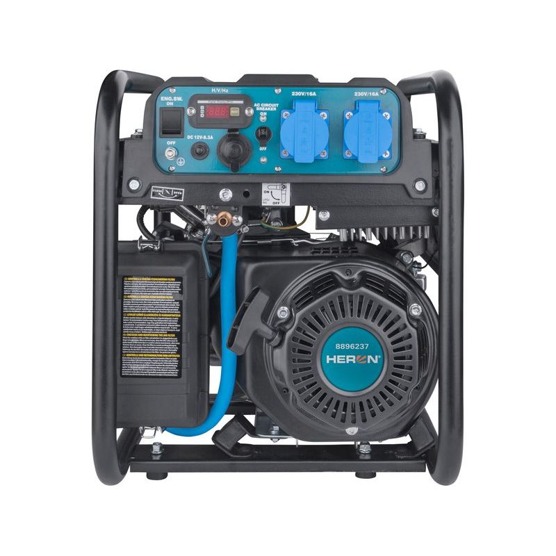 HERON ELEKTROCENTRÁLA DIGITÁLNÍ INVERTOROVÁ (BENZÍN/LPG/NG), 7,5HP/4KW, 8896237 - INVERTOROVÉ ELEKTROCENTRÁLY - ELEKTROCENTRÁLY