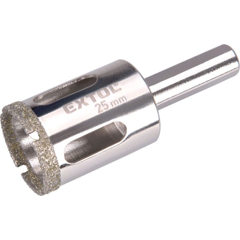 EXTOL PREMIUM KORUNKA VYKRUŽOVACÍ DIAMANTOVÁ NA SKLO A KERAMIKU, O 25MM, 8801986 - VRTÁKY DO SKLA A KERAMIKY - PŘÍSLUŠENSTVÍ