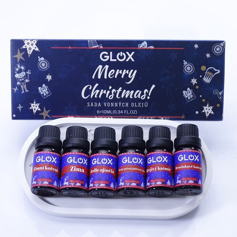 GLOX GLOXAO2 SADA 6KS VÁNOČNÍCH AROMA OLEJŮ - AROMADIFUZÉRY - DŮM A DOMÁCNOST, ELEKTRO..