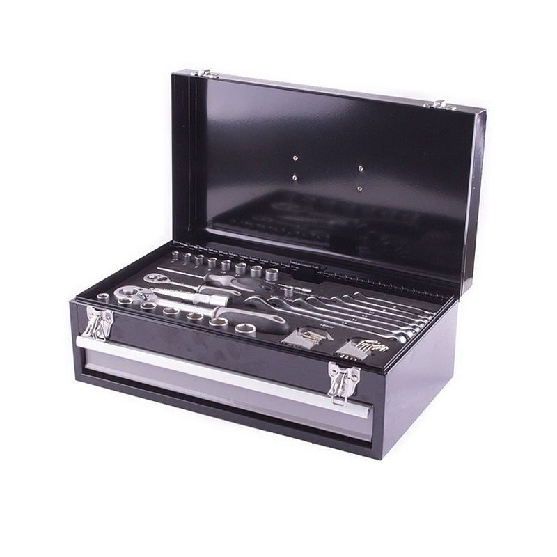 KUFR KOVOVÝ S NÁŘADÍM 106KS VČ. GOLA SADY - SADY NÁŘADÍ - RUČNÍ NÁŘADÍ