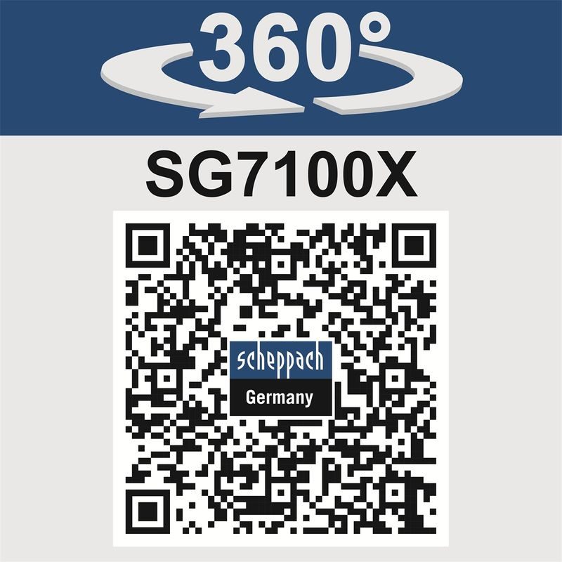 SCHEPPACH SG 7100X RÁMOVÁ ELEKTROCENTRÁLA 5500 W S REGULACÍ AVR A ELEKTROSTARTEM - TŘÍFÁZOVÉ ELEKTROCENTRÁLY - ELEKTROCENTRÁLY