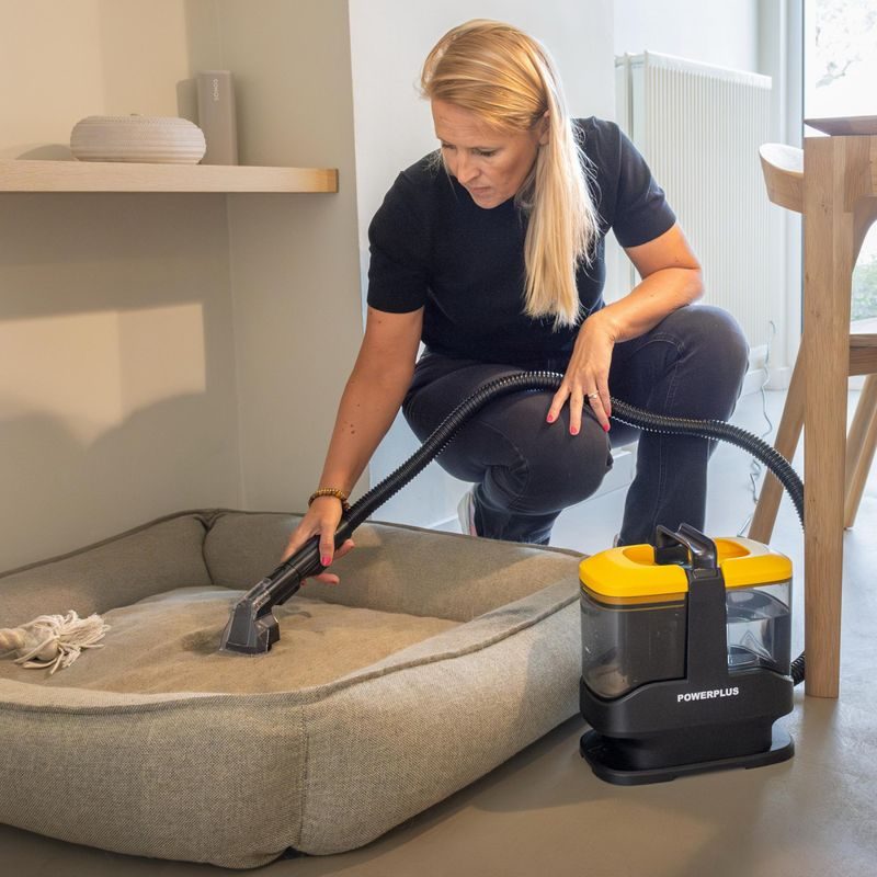 POWERPLUS POWX3275 ČISTIČ KOBERCŮ A ČALOUNĚNÍ 450W 1L - VYSAVAČE PRO SUCHÉ I MOKRÉ SÁNÍ - ELEKTRICKÉ NÁŘADÍ