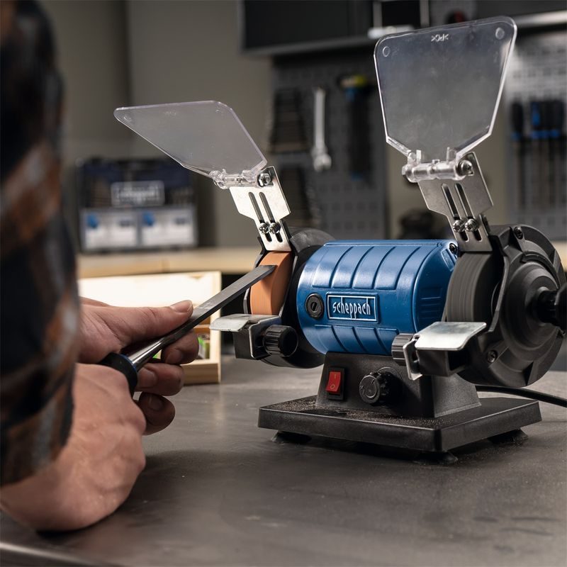 SCHEPPACH HG 35 DVOUKOTOUČOVÁ BRUSKA/LEŠTIČKA SE SYSTÉMEM FLEXIDRIVE - DVOUKOTOUČOVÉ BRUSKY - ELEKTRICKÉ NÁŘADÍ