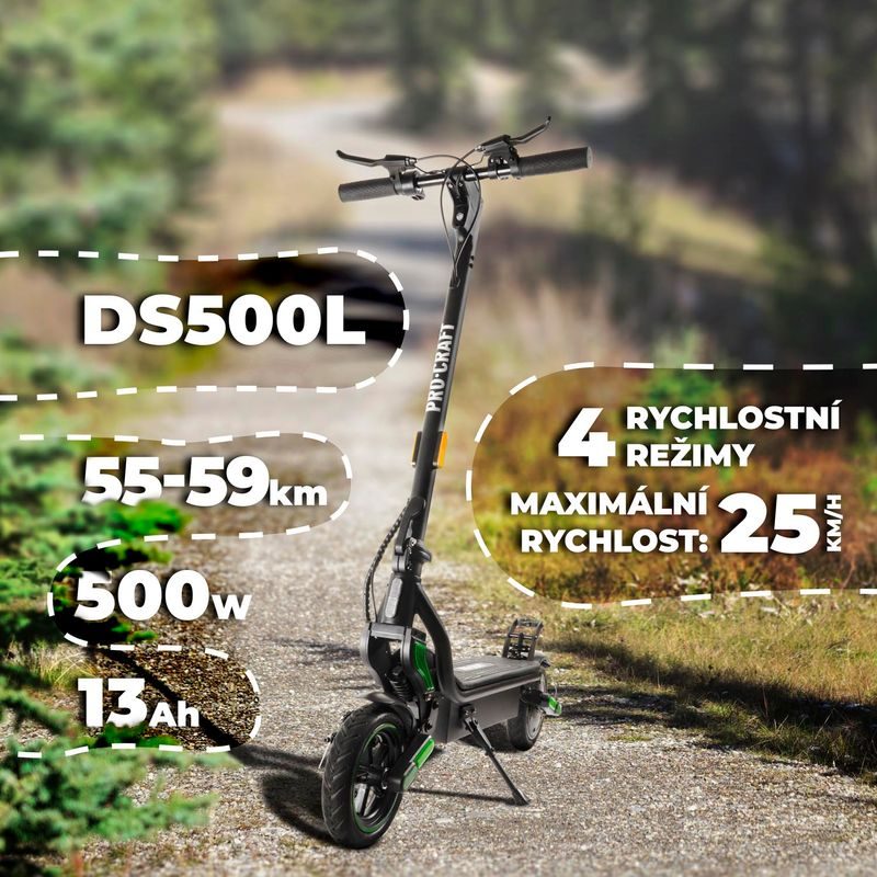 ELEKTROKOLOBĚŽKA PROCRAFT DS500L | DS500L PROCRAFT - ELEKTROKOLOBĚŽKY - DŮM A DOMÁCNOST, ELEKTRO..