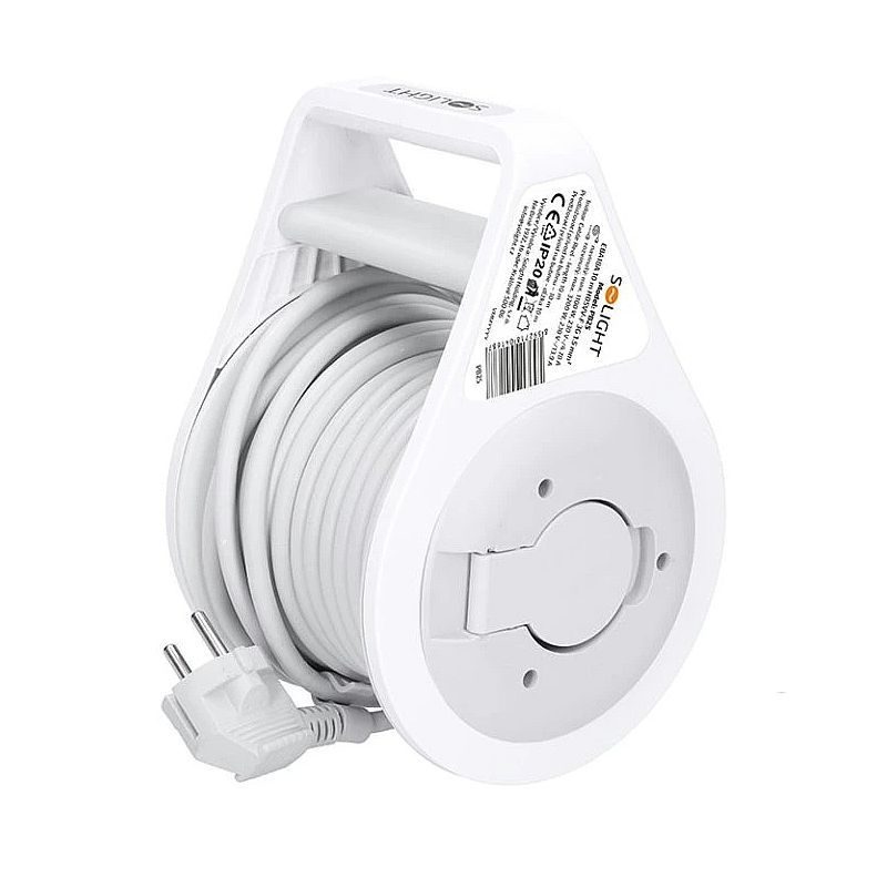 BUBEN VNITŘNÍ 3Z, 10M, 3 X 1,5MM2, 14X12X20,5CM, Ø14CM, ŠEDÝ KABEL - PRODLUŽOVACÍ KABELY - PŘÍSLUŠENSTVÍ