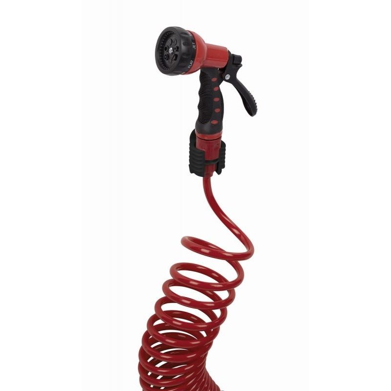 KREATOR KRTGR6703 ZAHRADNÍ HADICE SPIRÁLOVÁ SET 15M 3/8" - NAVIJÁKY NA HADICI - ZAHRADA