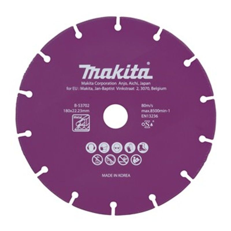 MAKITA B-53702 - KOTOUČ ŘEZNÝ DIAMANTOVÝ 180X1.6X22.23MM=NEW B-66949 - OSTATNÍ PŘÍSLUŠENSTVÍ - MAKITA-SHOP