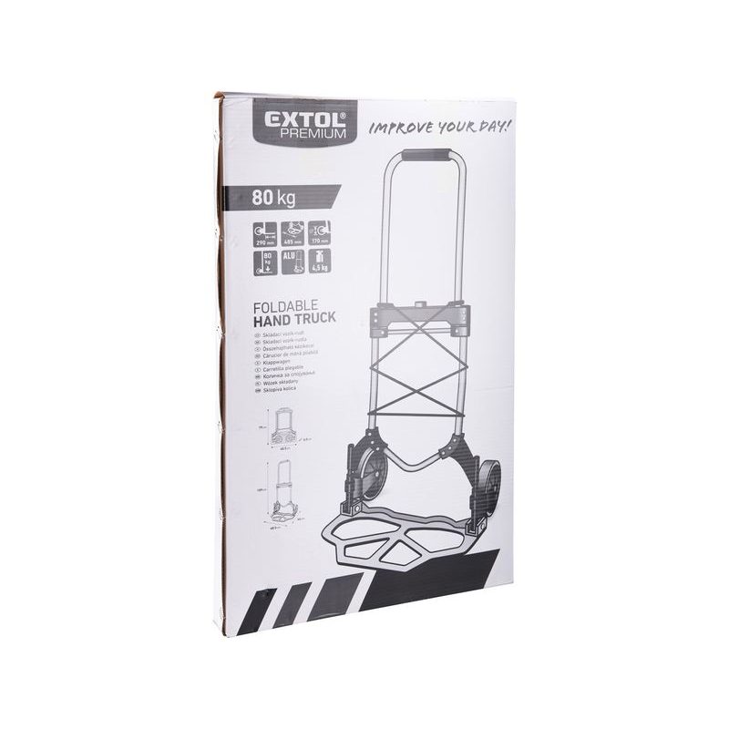 EXTOL PREMIUM VOZÍK-RUDL SKLÁDACÍ, 8856000 - RUDLÍKY, VOZÍKY - DÍLNA A GARÁŽ