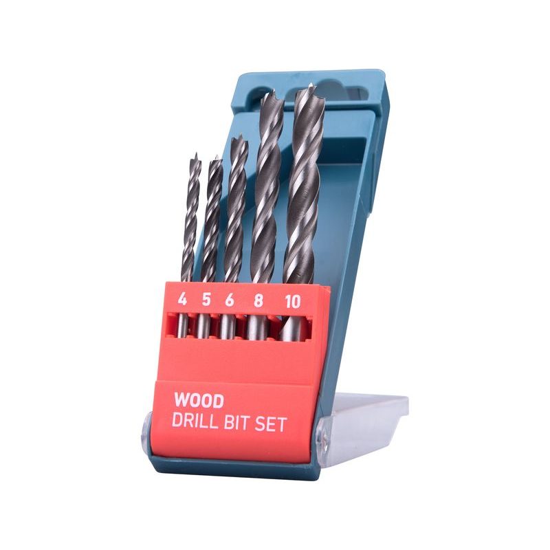 EXTOL PREMIUM VRTÁKY DO DŘEVA, SADA 5KS, O 4-10MM, CRV, 8801220 - SADY VRTÁKŮ DO DŘEVA - PŘÍSLUŠENSTVÍ