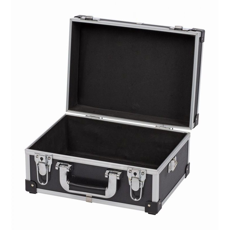 KREATOR KRT640106B HLINÍKOVÝ KUFR 320X230X160MM ČERNÝ - KUFRY, TAŠKY, ORGANIZÉRY NA NÁŘADÍ - PŘÍSLUŠENSTVÍ