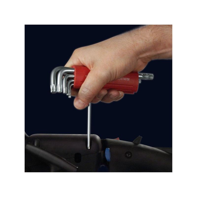 FORTUM L-KLÍČE TORX, SADA 9KS, 10-50, 4710300 - L - KLÍČE - RUČNÍ NÁŘADÍ