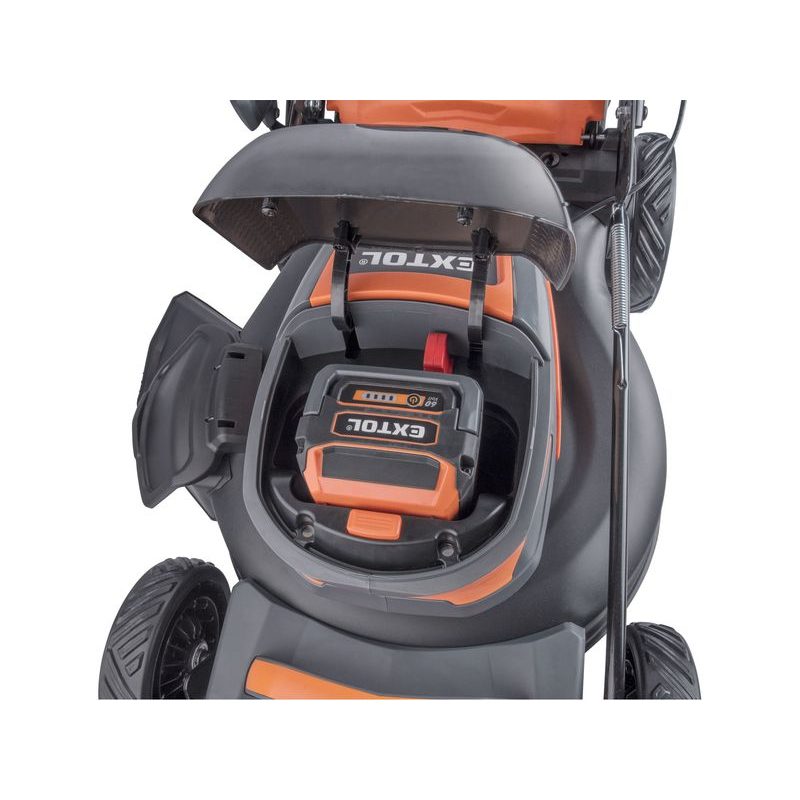 EXTOL INDUSTRIAL SEKAČKA S POJEZDEM AKU 60V, 51CM, BRUSHLESS, BEZ BATERIE A NABÍJEČKY, 8795721 - AKUMULÁTOROVÉ SEKAČKY - ZAHRADA