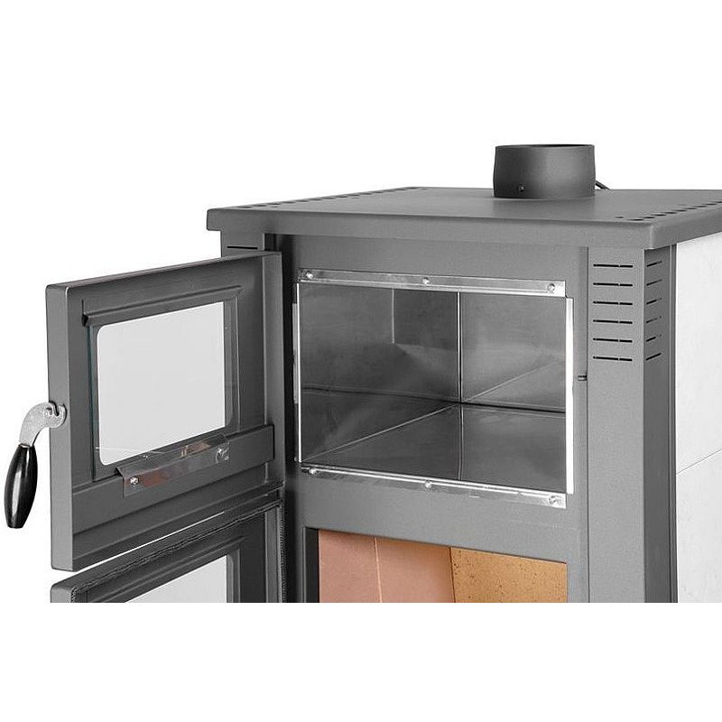 KAMNA PRO TAURUS CERAMIC, 12KW, 120MM, S TROUBOU, BÍLÁ - KAMNA, KRBY, KRBOVÁ KAMNA - DŮM A DOMÁCNOST, ELEKTRO..