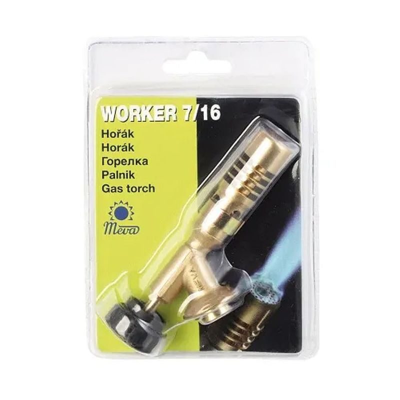 HOŘÁK MEVA WORKER 7/16", 1,8KW, NA KARTUŠE - HOŘÁKY NA PLYN - DÍLNA A GARÁŽ