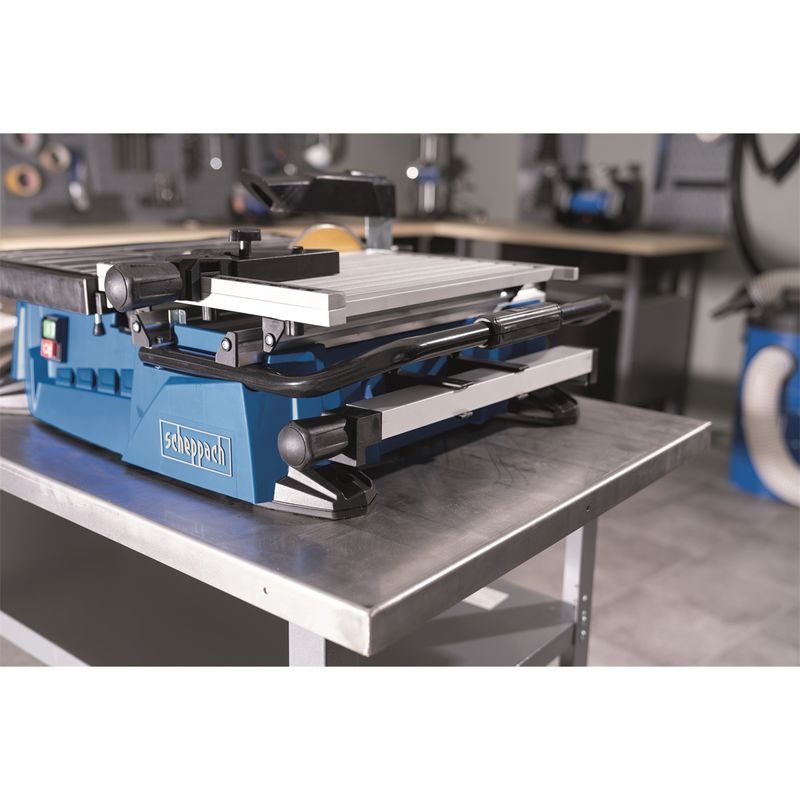 SCHEPPACH WTS 2000 ŘEZAČKA NA DLAŽBU A OBKLADY S POSUVNÝM STOLKEM - ŘEZAČKY OBKLADŮ A DLAŽBY + PŘÍSLUŠENSTVÍ - STAVEBNÍ TECHNIKA