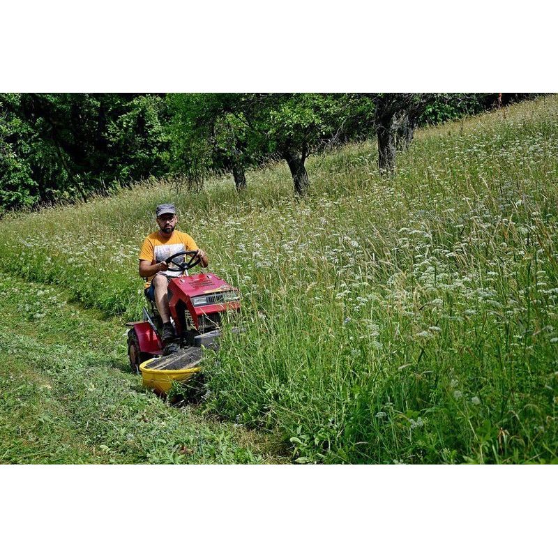 POHONNÁ JEDNOTKA FD52V S VÁLCOVÝM ZAMETACÍM KARTÁČEM SB110 - DAKR - PANTER SYSTÉM - ZAHRADA