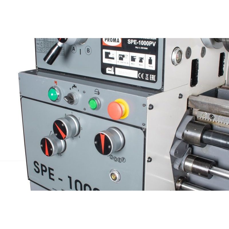 SPE-1000PV - SOUSTRUH NA KOV S DIGITÁLNÍM ODMĚŘOVÁNÍM - SOUSTRUHY - KOVOOBRÁBĚCÍ STROJE