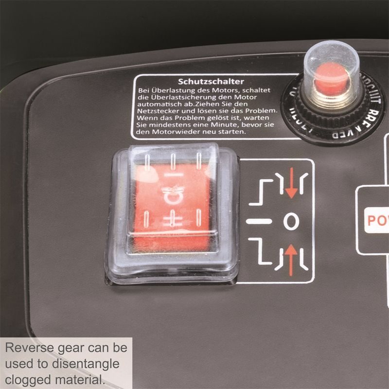 SCHEPPACH GS 60 ELEKTRICKÝ VÁLCOVÝ DRTIČ 2800 W S TRANSPARENTNÍM BOXEM - DRTIČ S ELEKTRICKÝM MOTOREM - ZAHRADA