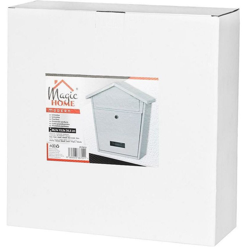 POŠTOVNÍ SCHRÁNKA MODERN B BÍLÁ, 37X37X14CM - POŠTOVNÍ SCHRÁNKY - DŮM A DOMÁCNOST, ELEKTRO..