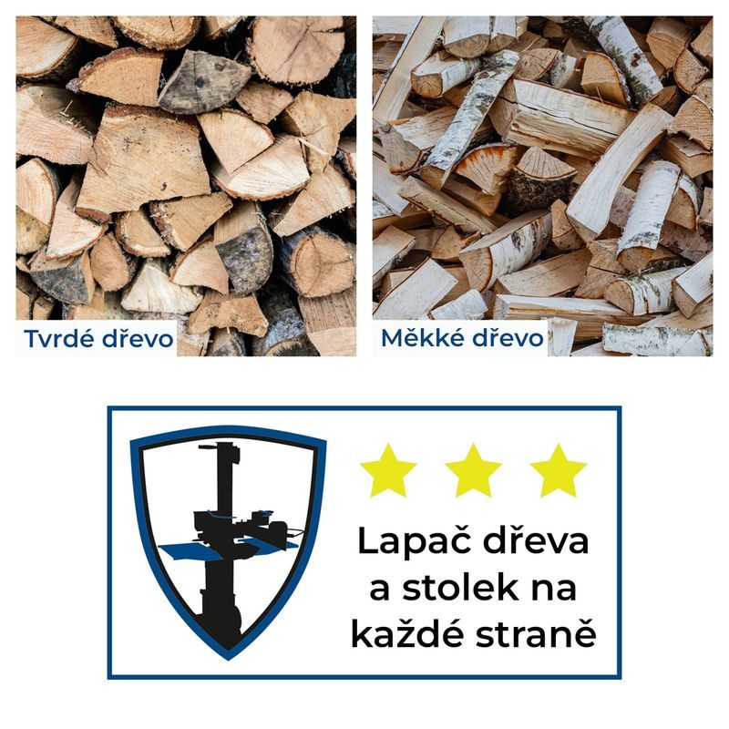 SCHEPPACH HL 730 VERTIKÁLNÍ ŠTÍPAČ NA DŘEVO 7T (400 V) - ŠTÍPAČE 6 - 7 TUN - ZAHRADA