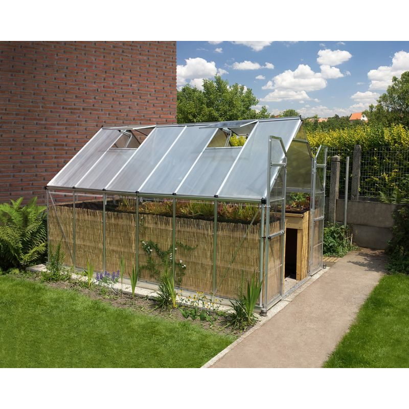 PALRAM - CANOPIA BALANCE 8' X 12' SILVER POLYKARBONÁTOVÝ SKLENÍK (365 X 244 CM) - SKLENÍK, FOLIOVNÍK - ZAHRADA