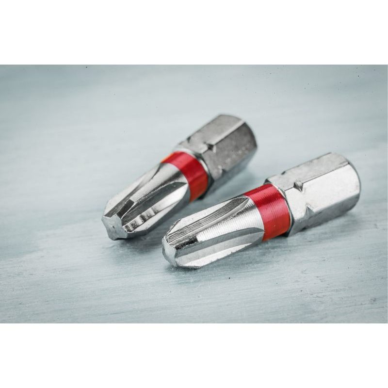 FORTUM HROT KŘÍŽOVÝ PHILLIPS, SADA 3KS, PH 2X25MM, S2, 4741202 - STANDARDNÍ BITY PH - PŘÍSLUŠENSTVÍ