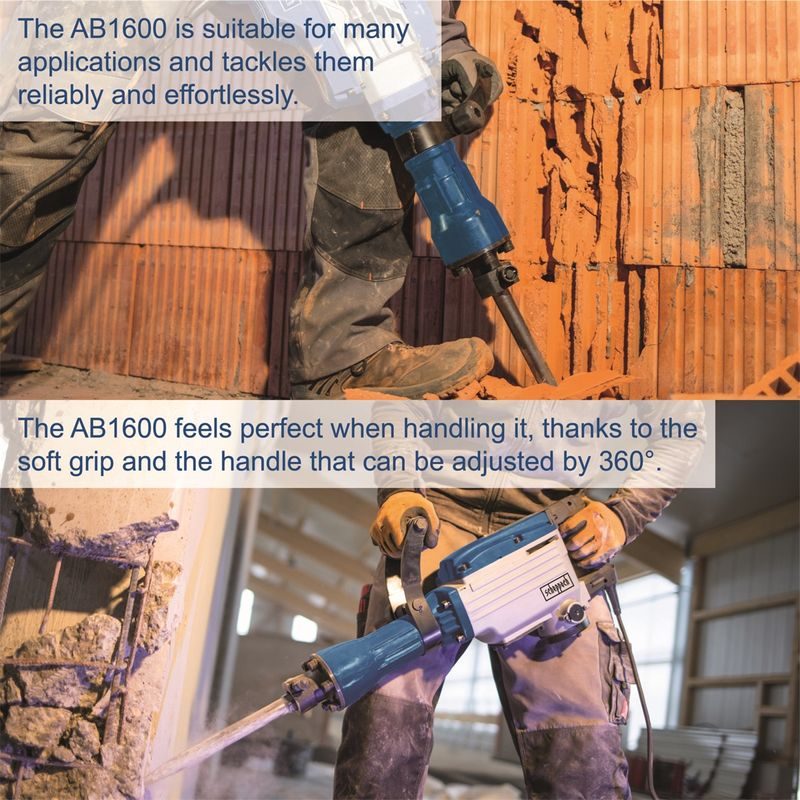 SCHEPPACH AB 1600 BOURACÍ KLADIVO 16 KG - BOURACÍ KLADIVA - ELEKTRICKÉ NÁŘADÍ