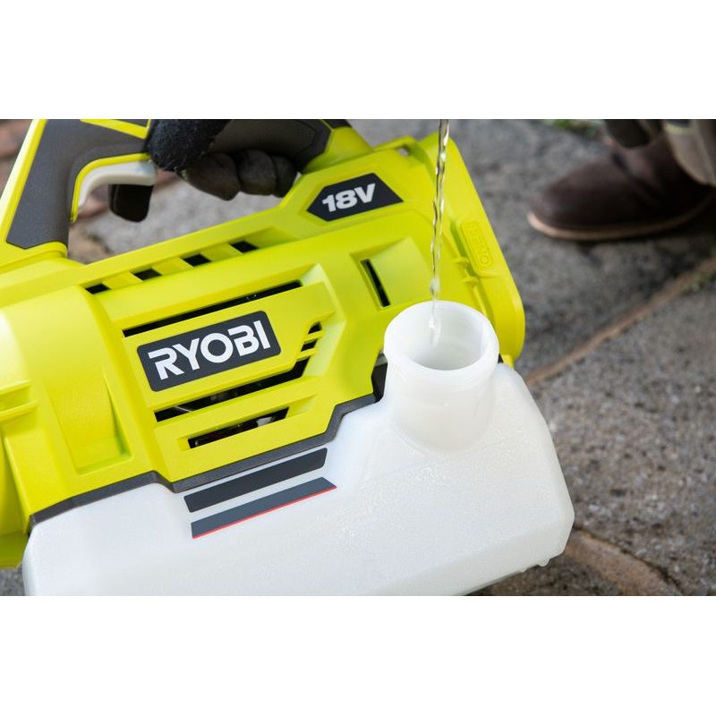 RYOBI RY18FGA-0 AKU 18 V MLHOVAČ S 2L NÁDOBOU (BEZ BATERIE A NABÍJEČKY) - AKU POSTŘIKOVAČE - ZAHRADA