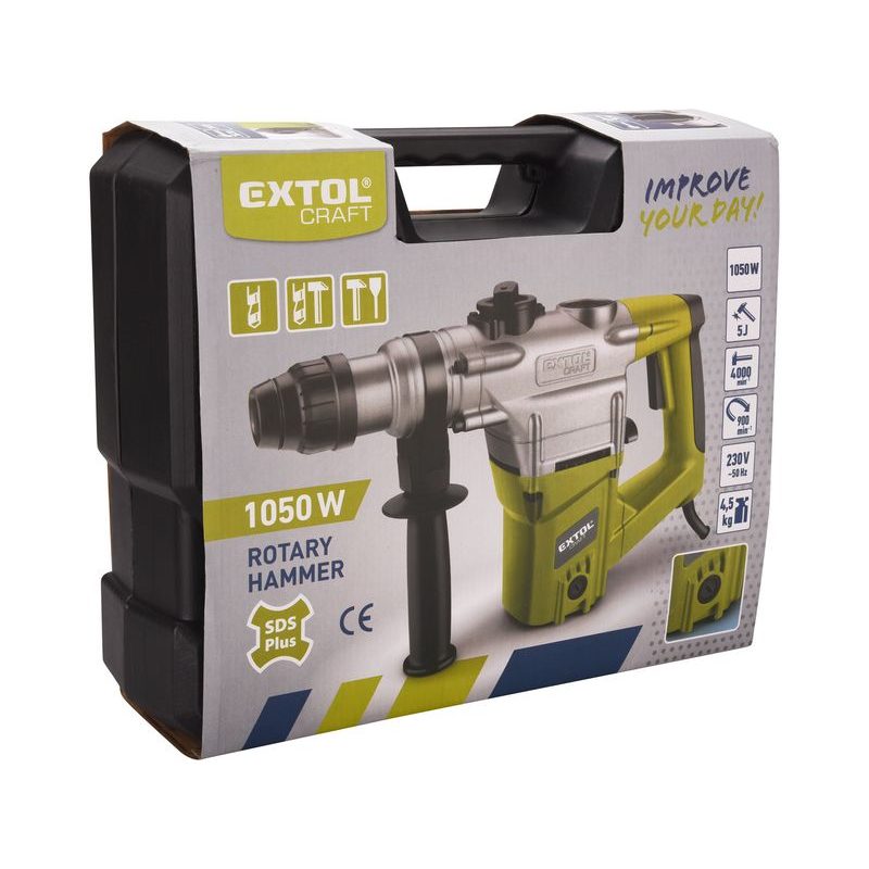 EXTOL CRAFT KLADIVO VRTACÍ, SDS PLUS, 5J, 401232 - KOMB. KLADIVA SDS + - ELEKTRICKÉ NÁŘADÍ