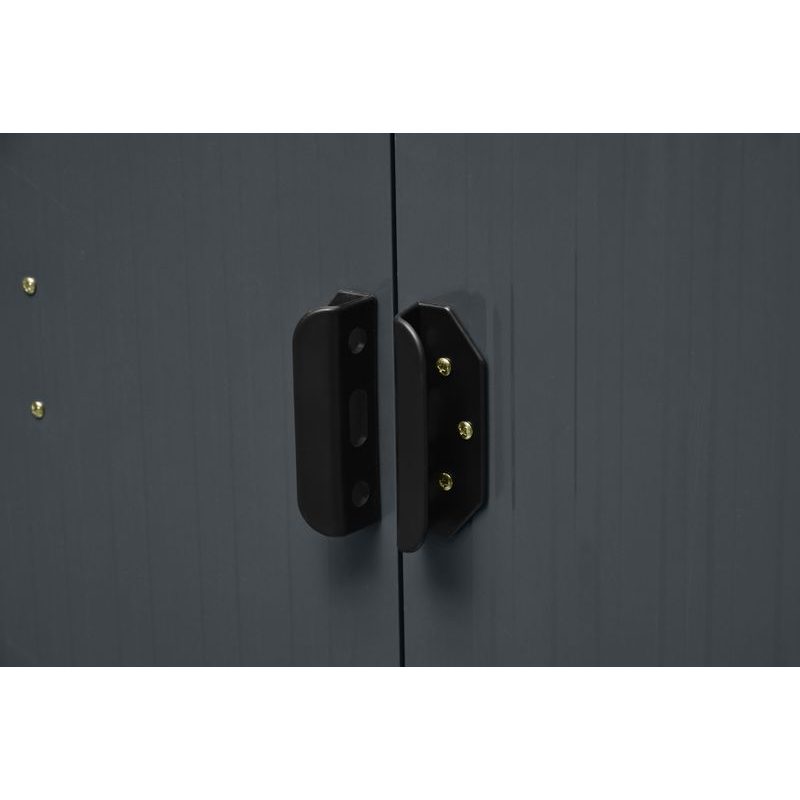 RIWALL PRO RMSA 6X8 ANTHRACITE ZAHRADNÍ DOMEK KOVOVÝ 2,4 X 1,7 M SE SEDLOVOU STŘECHOU ANTRACIT - ZAHRADNÍ DOMKY - DŮM A DOMÁCNOST, ELEKTRO..