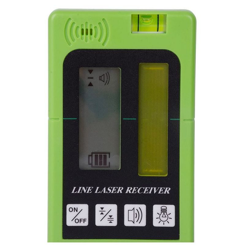 DETEKTOR GREEN, ZELENÝ, DÁLKOVÝ PŘIJÍMAČ, PRO LASERY GREEN LINE - LASEROVÉ MĚŘIČE VZDÁLENOSTI - MĚŘÍCÍ TECHNIKA