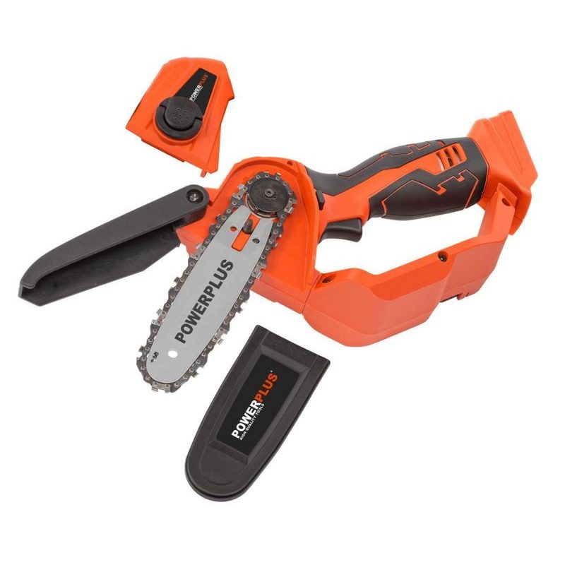 POWERPLUS POWDPG7572 AKU JEDNORUČNÍ ŘETĚZOVÁ PILA 20V LI-ION 100MM (BEZ AKU) - AKU ŘETĚZOVÉ PILY - ZAHRADA