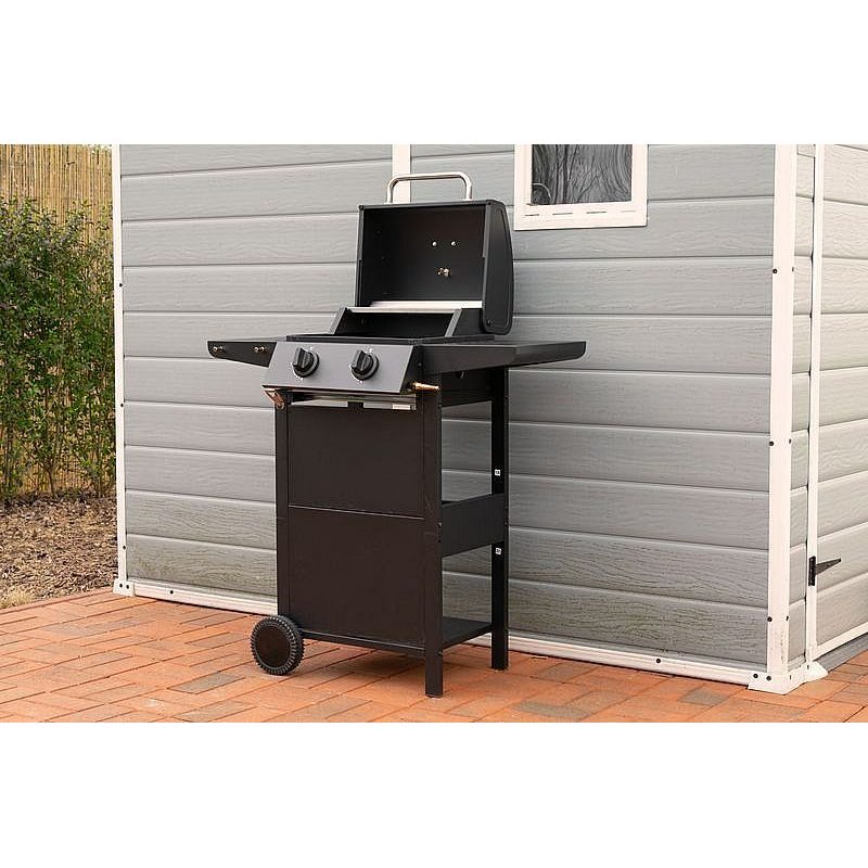GRIL BBQ ANDORA, PLYNOVÝ, 2 HOŘÁKY - PLYNOVÉ GRILY - ZAHRADA