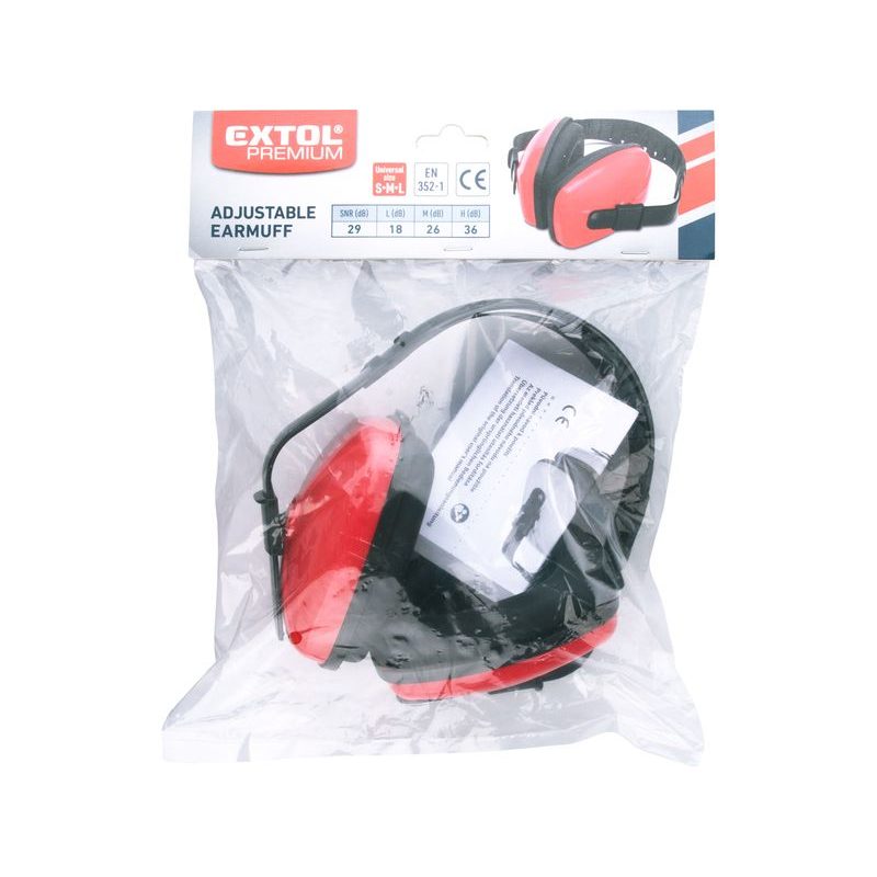 EXTOL PREMIUM CHRÁNIČE SLUCHU MUŠLOVÉ NASTAVITELNÉ, 8856590 - CHRÁNIČE SLUCHU - PŘÍSLUŠENSTVÍ
