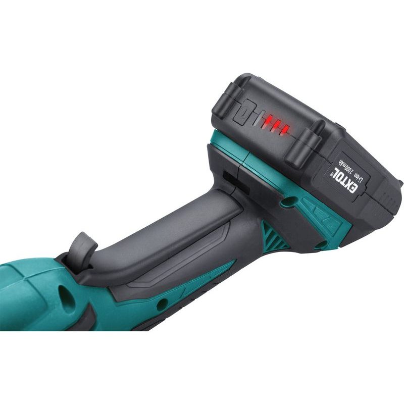 EXTOL INDUSTRIAL BLM-204C BRUSKA ÚHLOVÁ AKU SHARE20V, 125MM, BRUSHLESS, 20V LI-ION, 2AH, 8791840 - AKU UHLOVÉ BRUSKY - AKU NÁŘADÍ